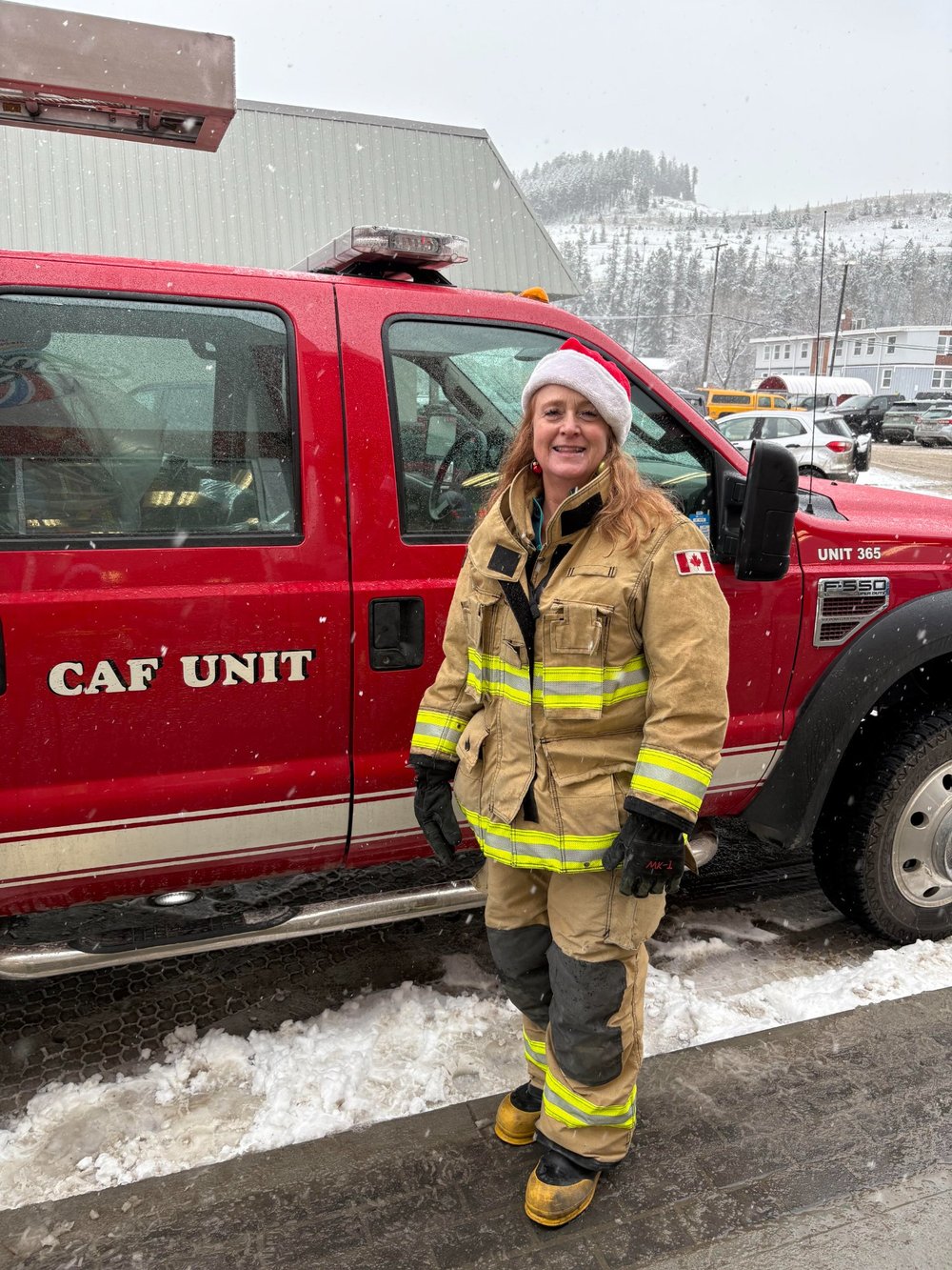 Shelagh Clarke volunteer firefighter Kicking Horse Fire Department